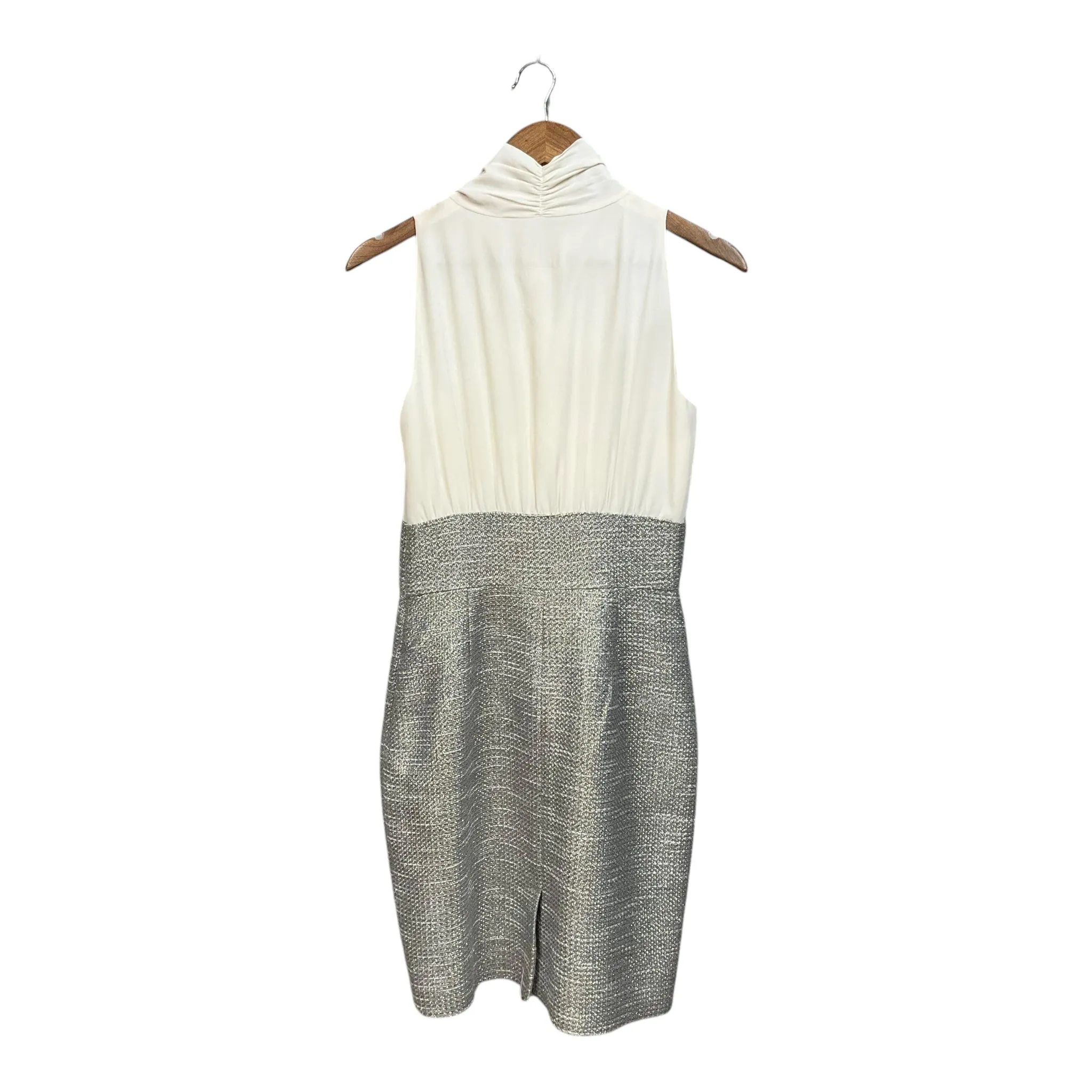 Dress Designer By Kate Spade In Cream & Silver, Size: S Kate Spade Bags