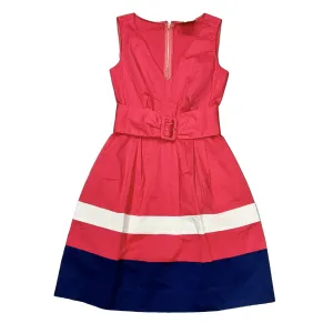Dress Designer By Kate Spade In Pink & White, Size: Xs Kate Spade Bags