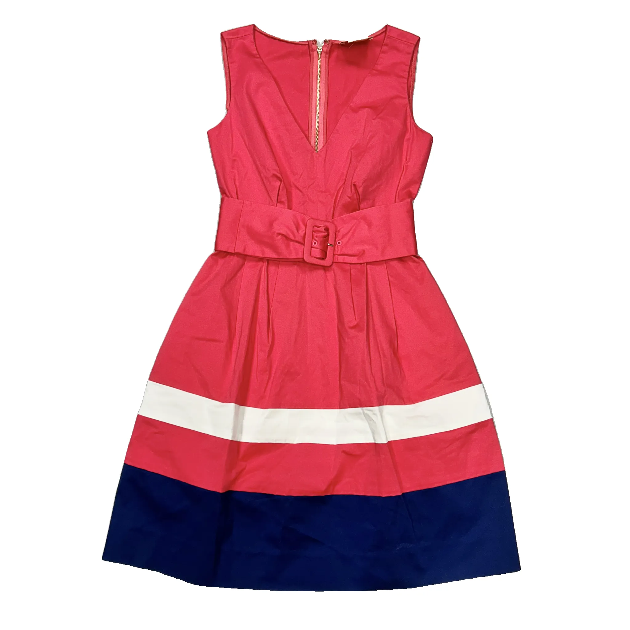 Dress Designer By Kate Spade In Pink & White, Size: Xs Kate Spade Bags