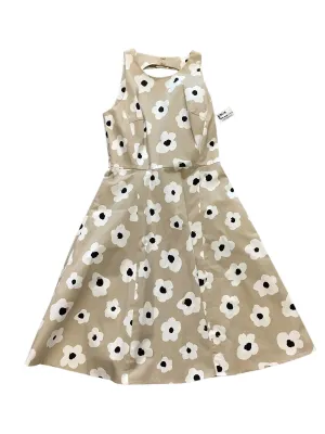 Dress Designer By Kate Spade In Tan & White, Size: 8 Kate Spade Bags