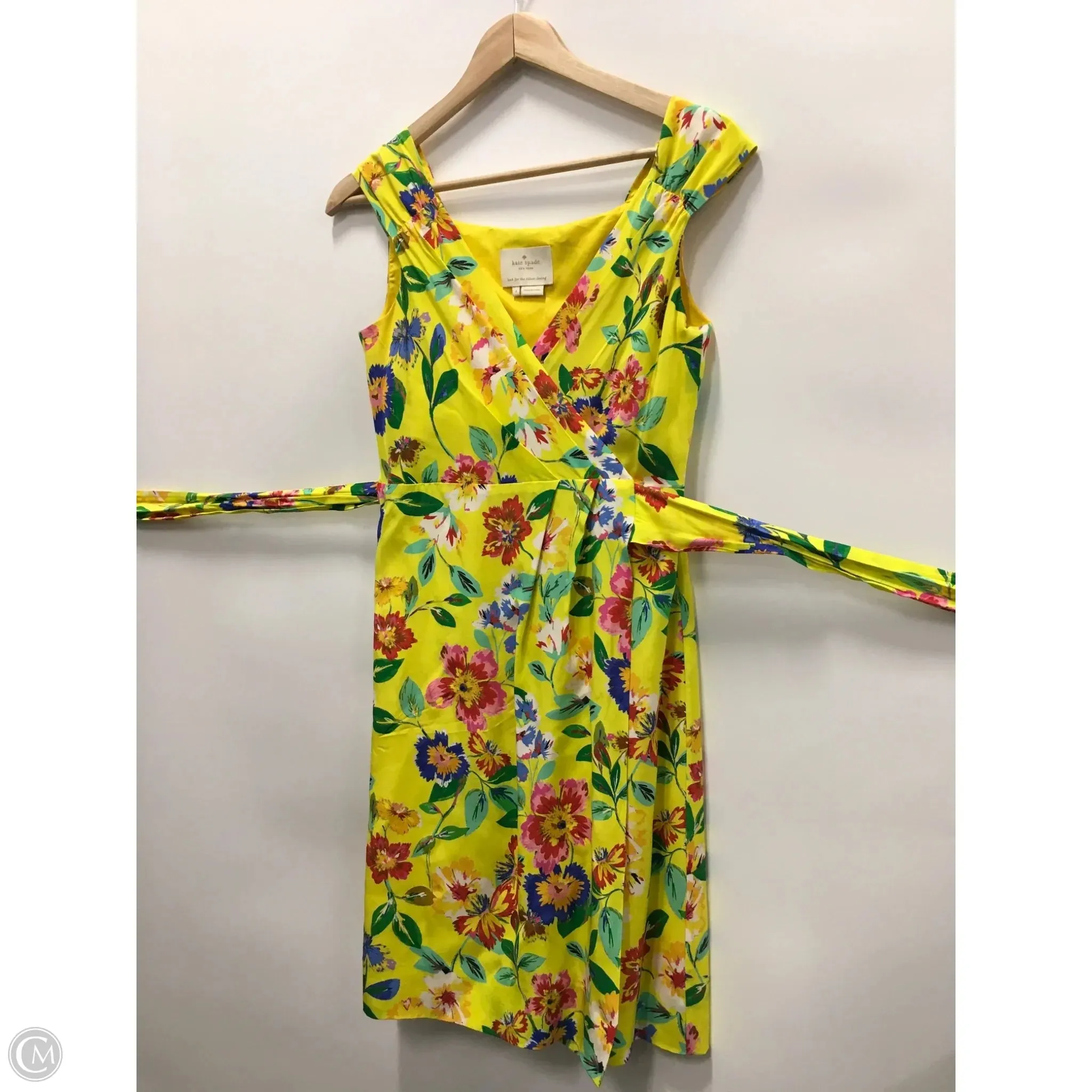 Dress Designer By Kate Spade In Yellow, Size: 4 Kate Spade Bags