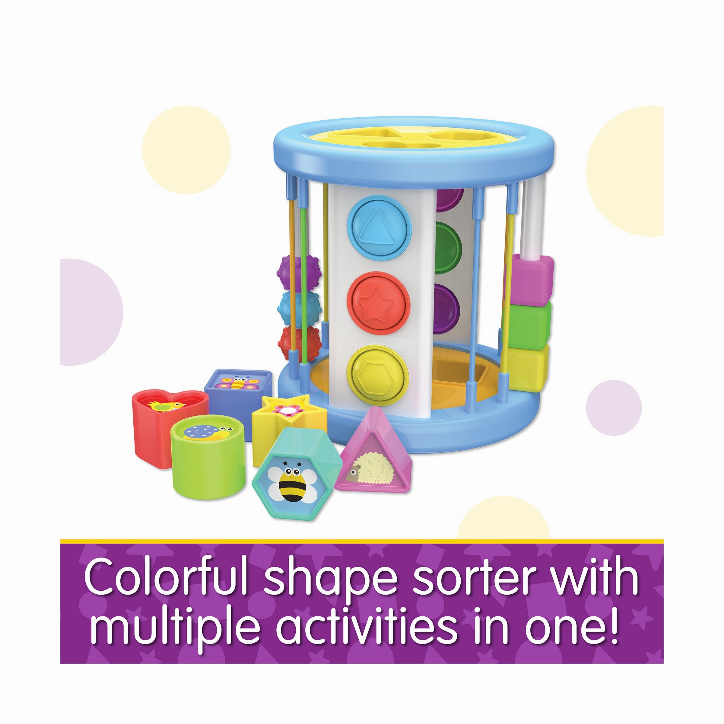 Early Learning Pop & Discover Shape Sorter - Multifunctional Sensory Toy