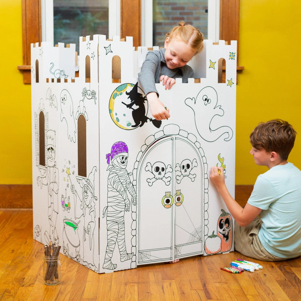 Easy Playhouse Haunted Castle Art & Craft Playhouse for Kids