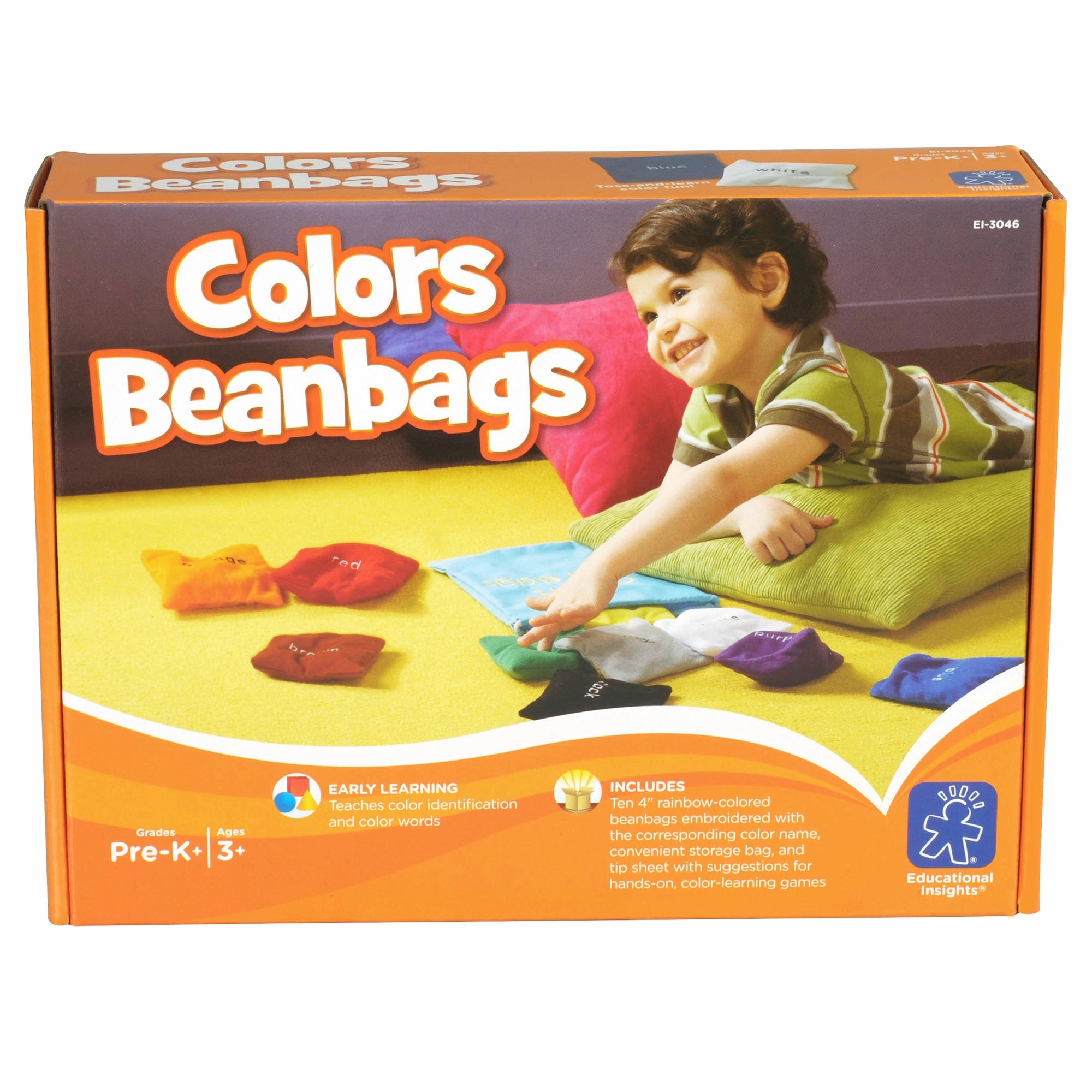 Educational Insights Colorful Learning Bean Bags - 10 Vibrant Colors