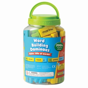 Educational Insights Word Building Dominoes - Color-Coded Vocabulary Game