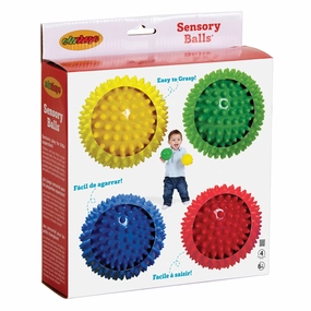 Edushape Sensory Opaque Balls  Colorful Textured Set for Infants