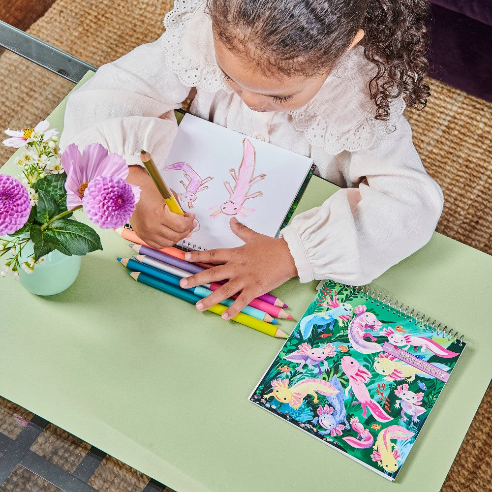 eeBoo Axolotl Collection Double-Sided Jumbo Colored Pencils - 12 Colors
