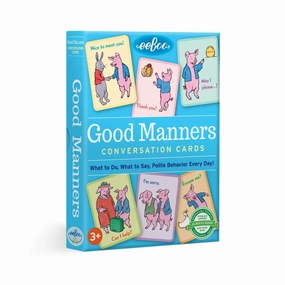 eeBoo Good Manners 48 Conversation Flash Cards Set