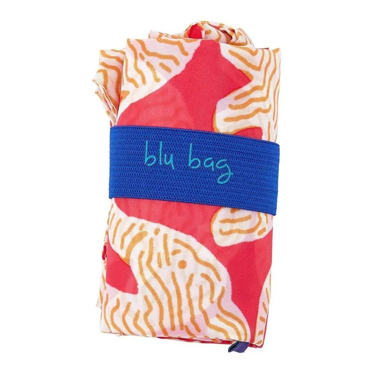 Elephants blu Reusable Shopping Bag-Machine washable