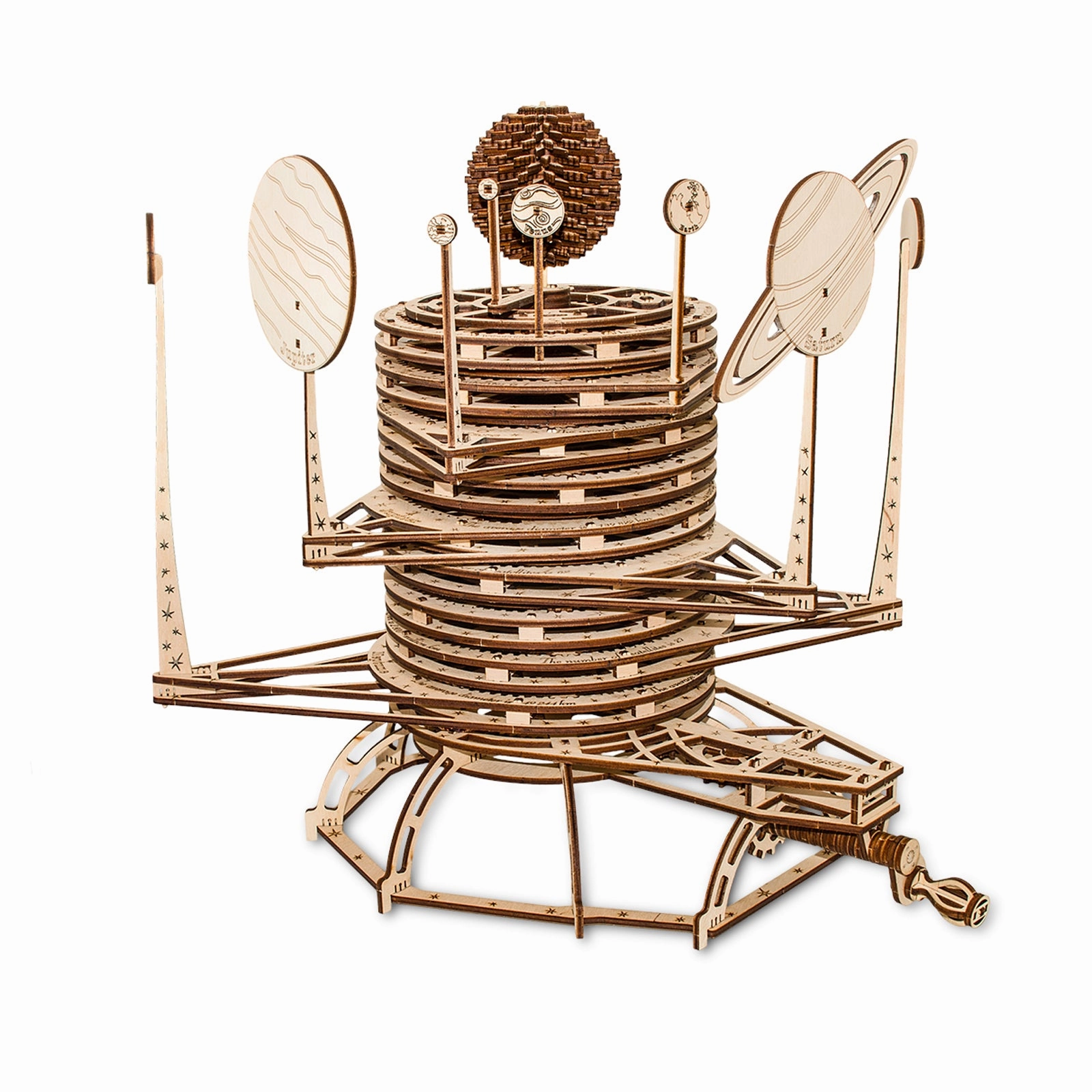 EWA Eco-Wood-Art Solar System Planetarium 3D Wooden STEM Kit
