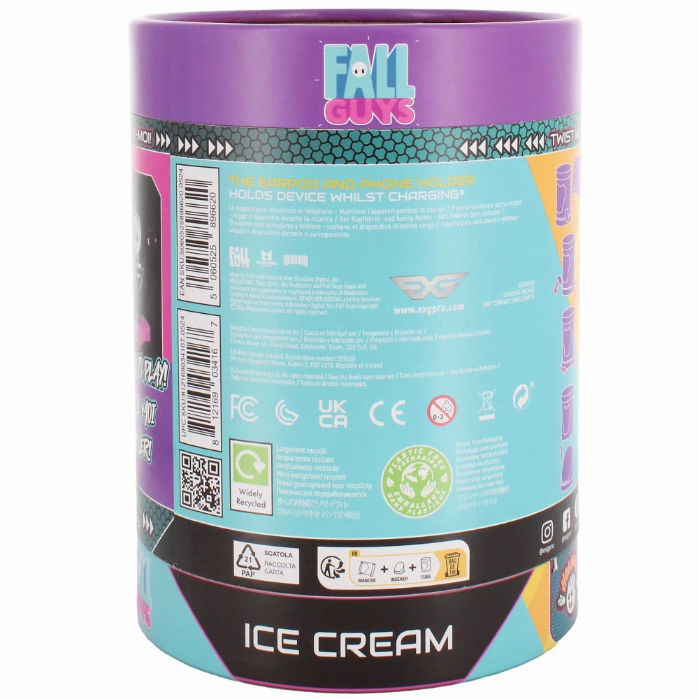 Exquisite Gaming: Fall Guys Ice Cream - Earbud & Phone Holder