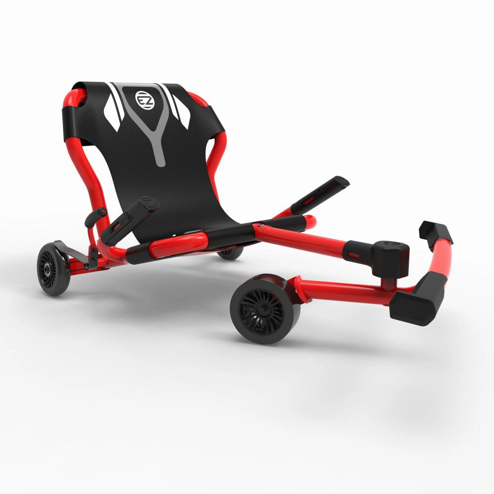 EzyRoller - Classic X Series - Red Ride-On Scooter, 154lb Capacity, Ages 4 