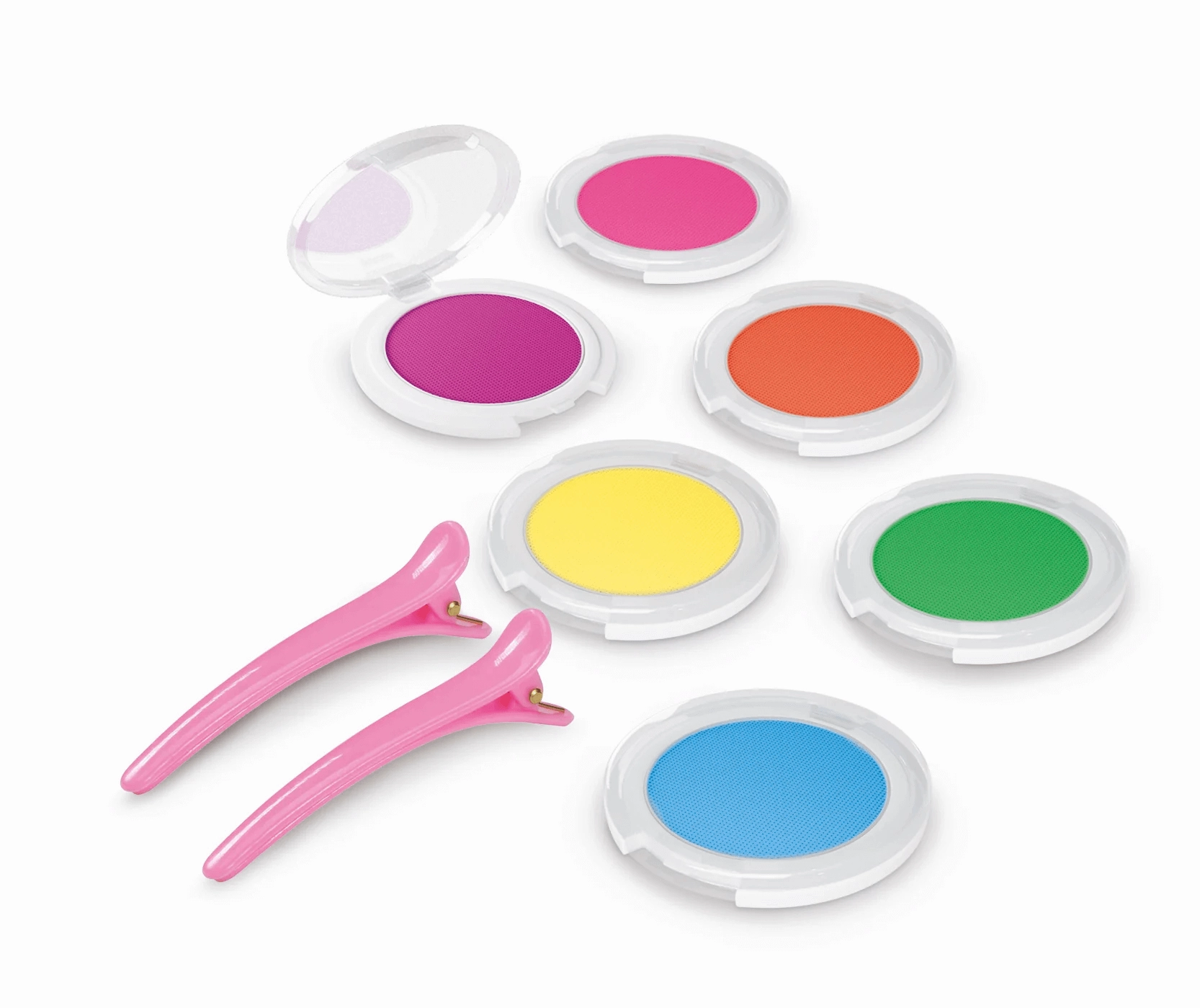 Fab Lab Hairlights with 6 Temporary Coloured Hair Chalks for Ages 8 