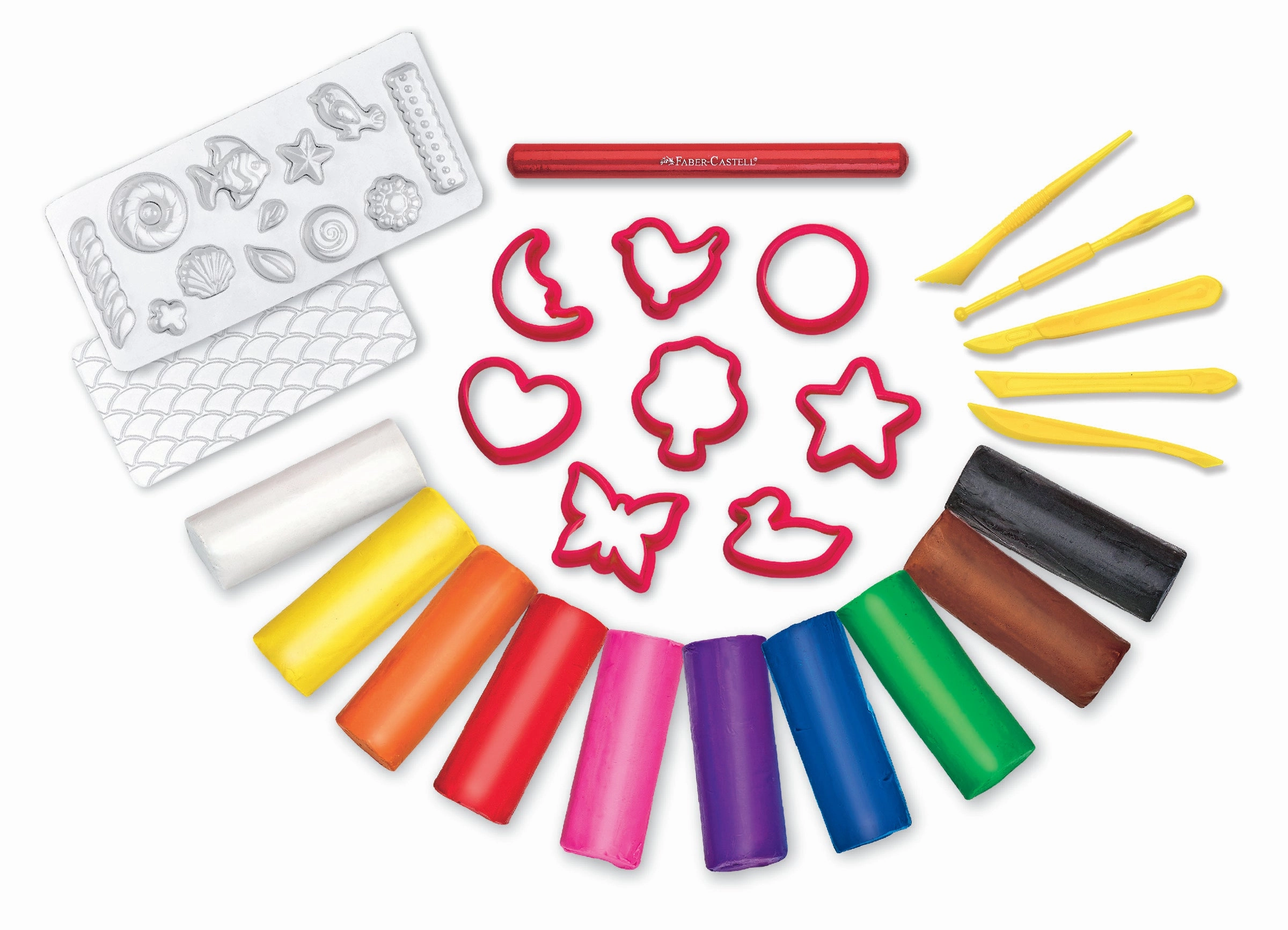 Faber-Castell Do Art Create with Clay - Colorful Clay Art Kit