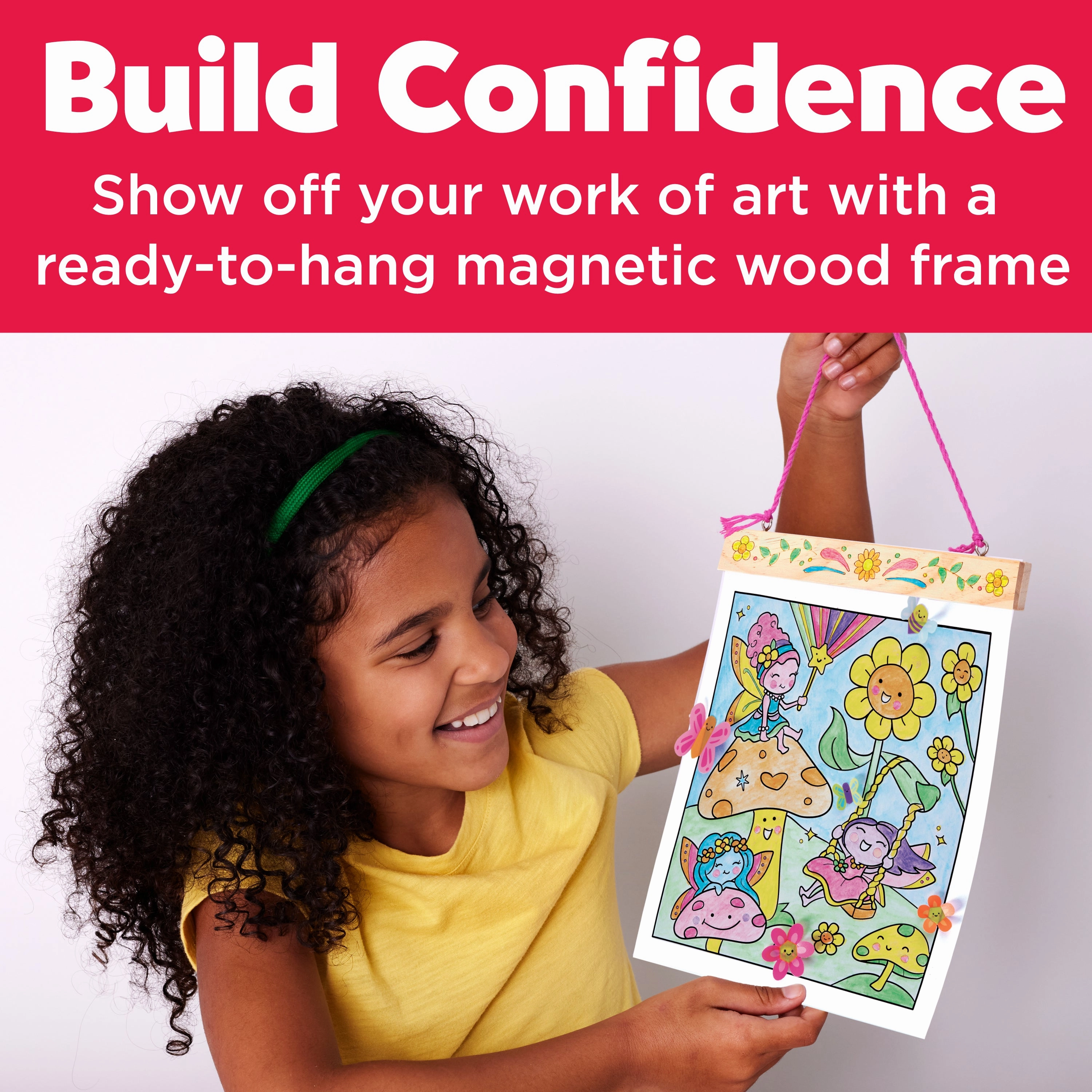 Faber-Castell Fairy Friends Paint by Number Wall Art Kit