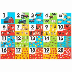 Farm Number Floor puzzle 24 pc