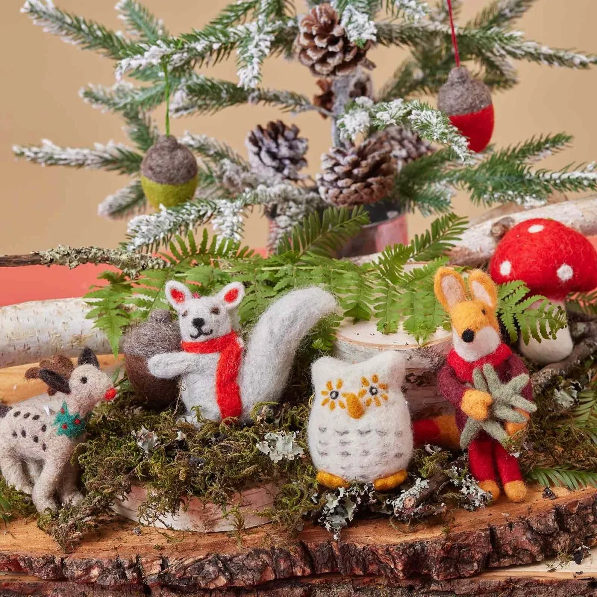 Felt Reindeer Ornament