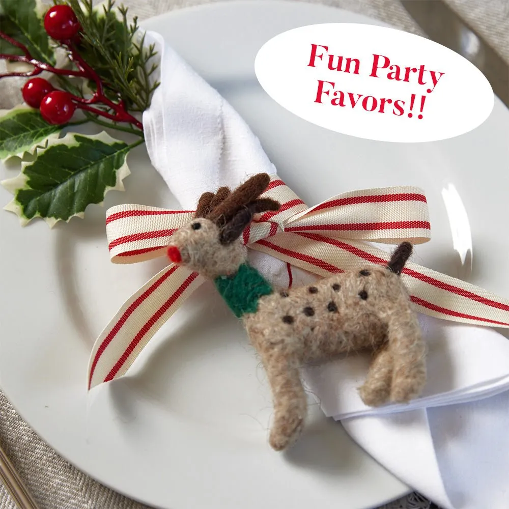 Felt Reindeer Ornament