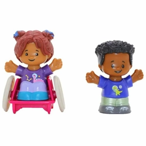 Fisher-Price Little People 2 Pack - Girl In Wheelchair And Boy