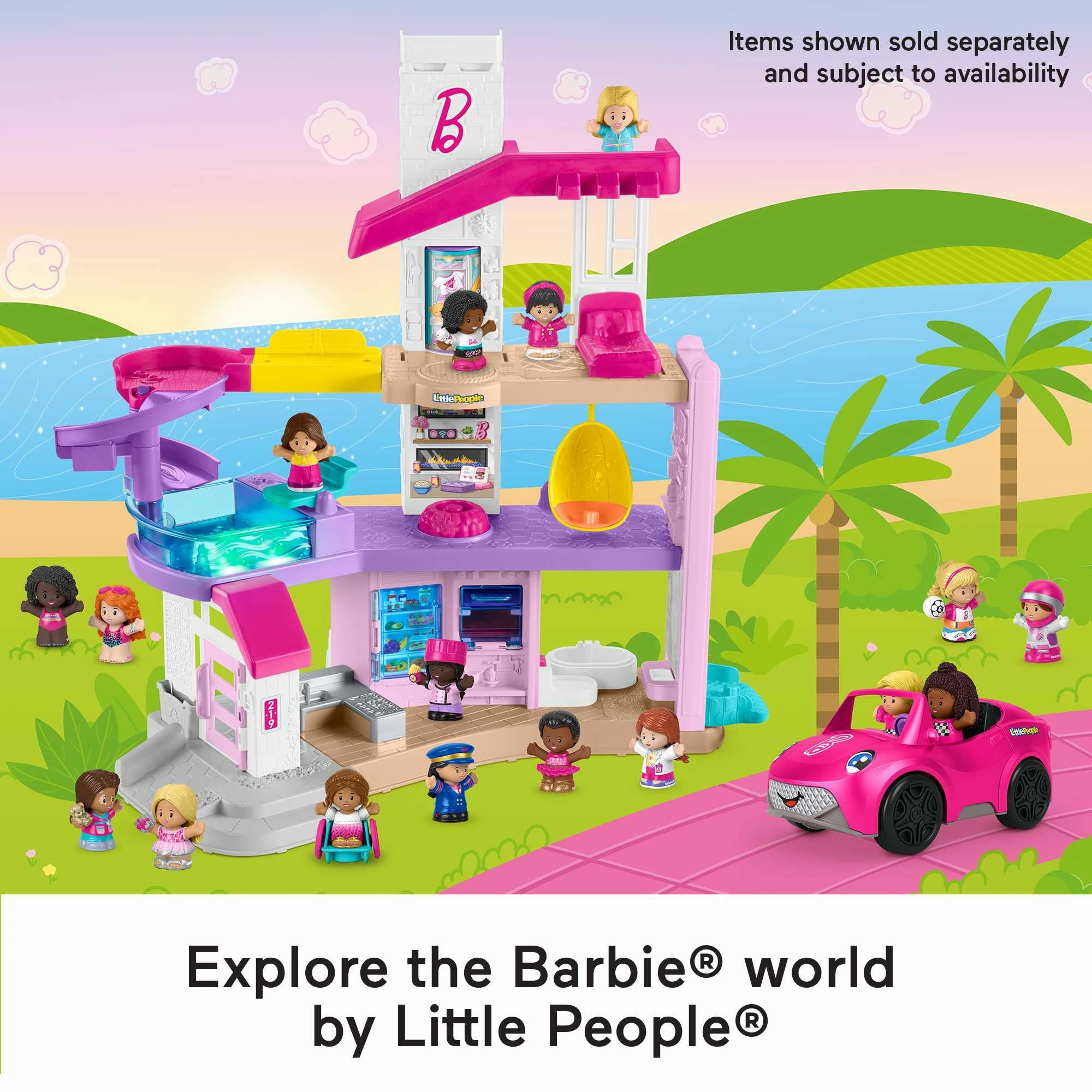Fisher-Price Little People Barbie You Can Be Anything Figure Pack
