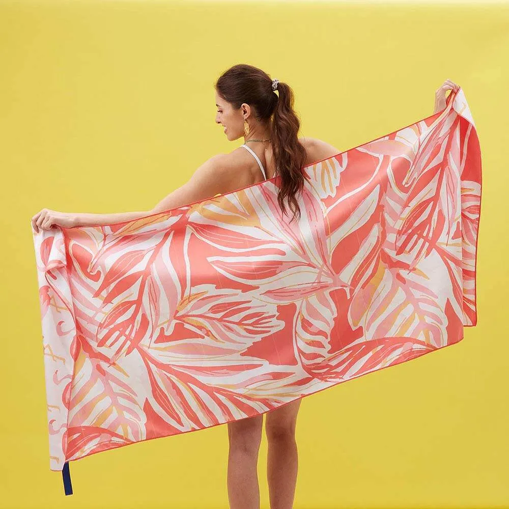 Flamingo Pink Beach Towel