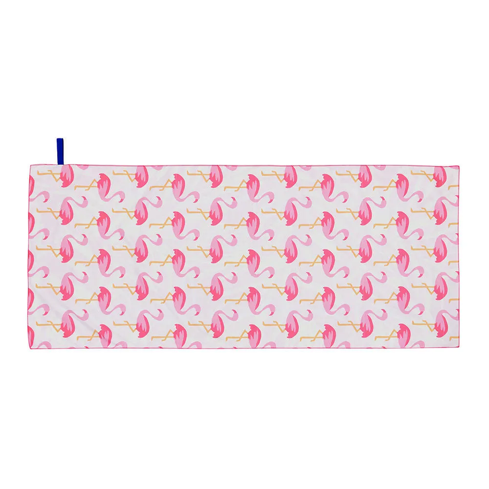 Flamingo Pink Beach Towel