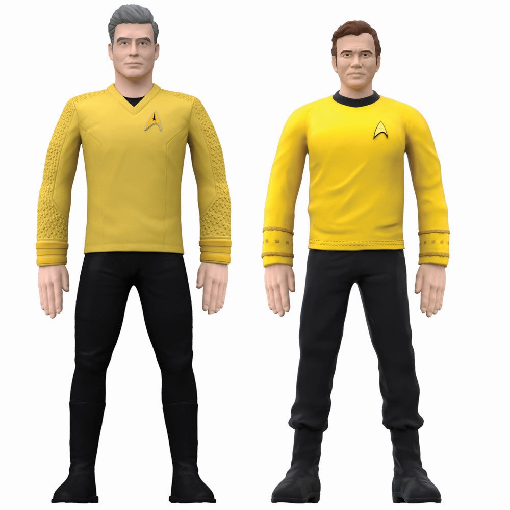 FleXfigs Star Trek 4.5 inch Action Figures - Captains Collector Pack