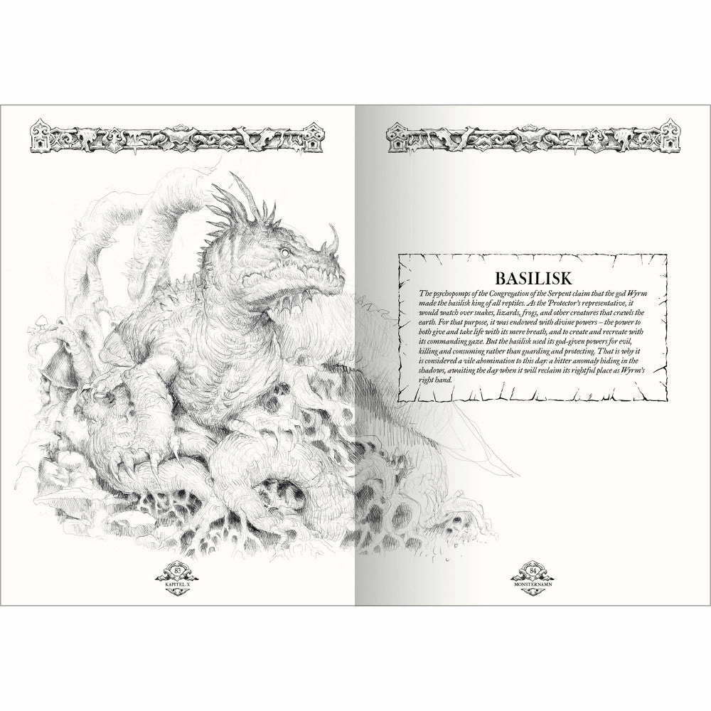 Forbidden Lands: Book of Beasts - RPG Hardcover Bestiary