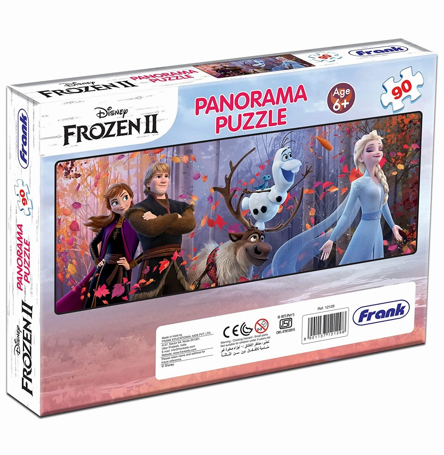 Frank Frozen 2 Panorama Puzzle -90 Pcs