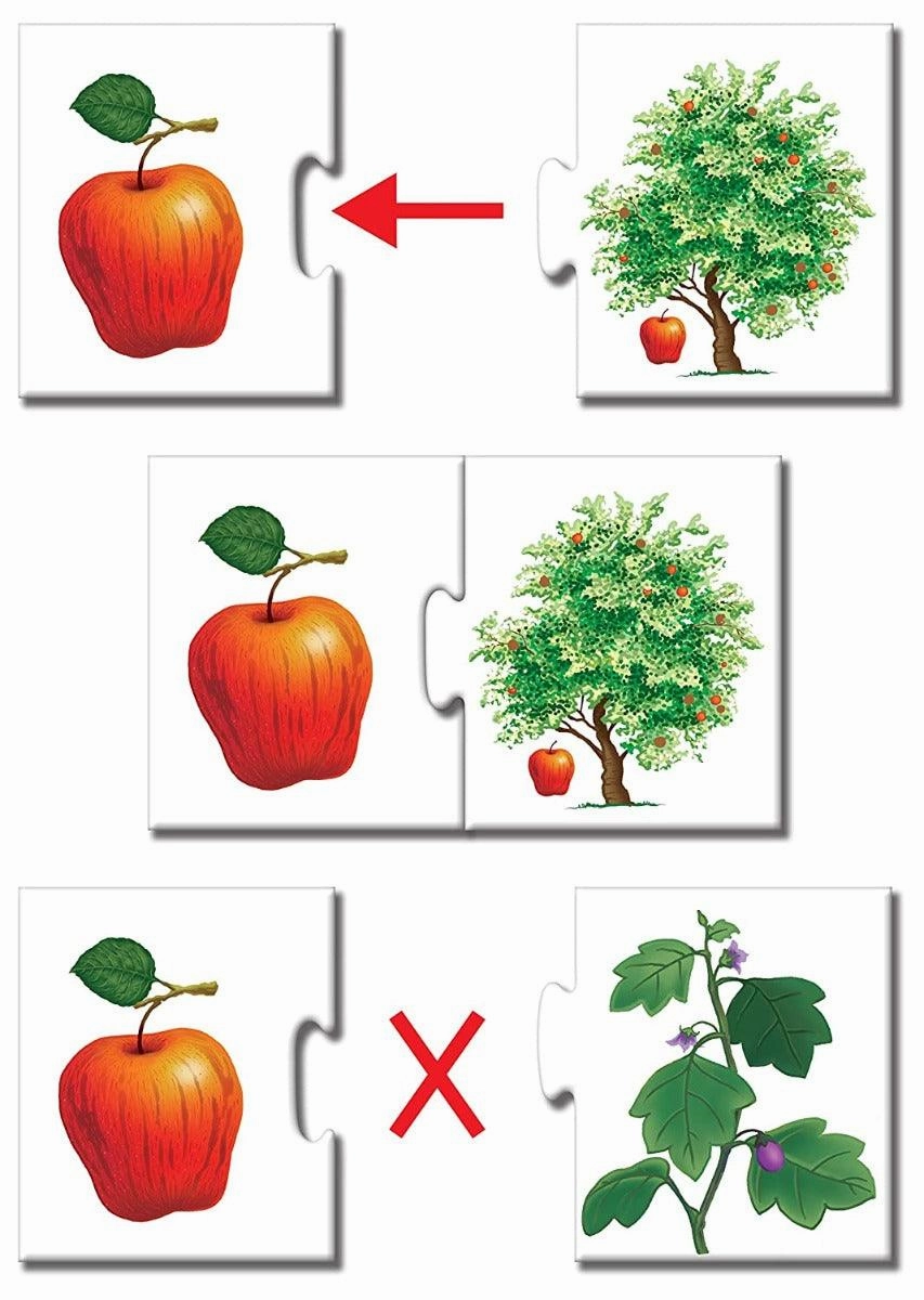Frank Fruits & Vegetables Puzzle for 4 Year Old Kids and Above