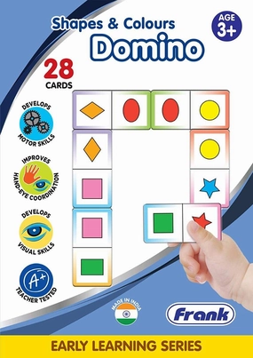 Frank Shapes & Colours Domino Game 28 Cards for Ages 3 & Above