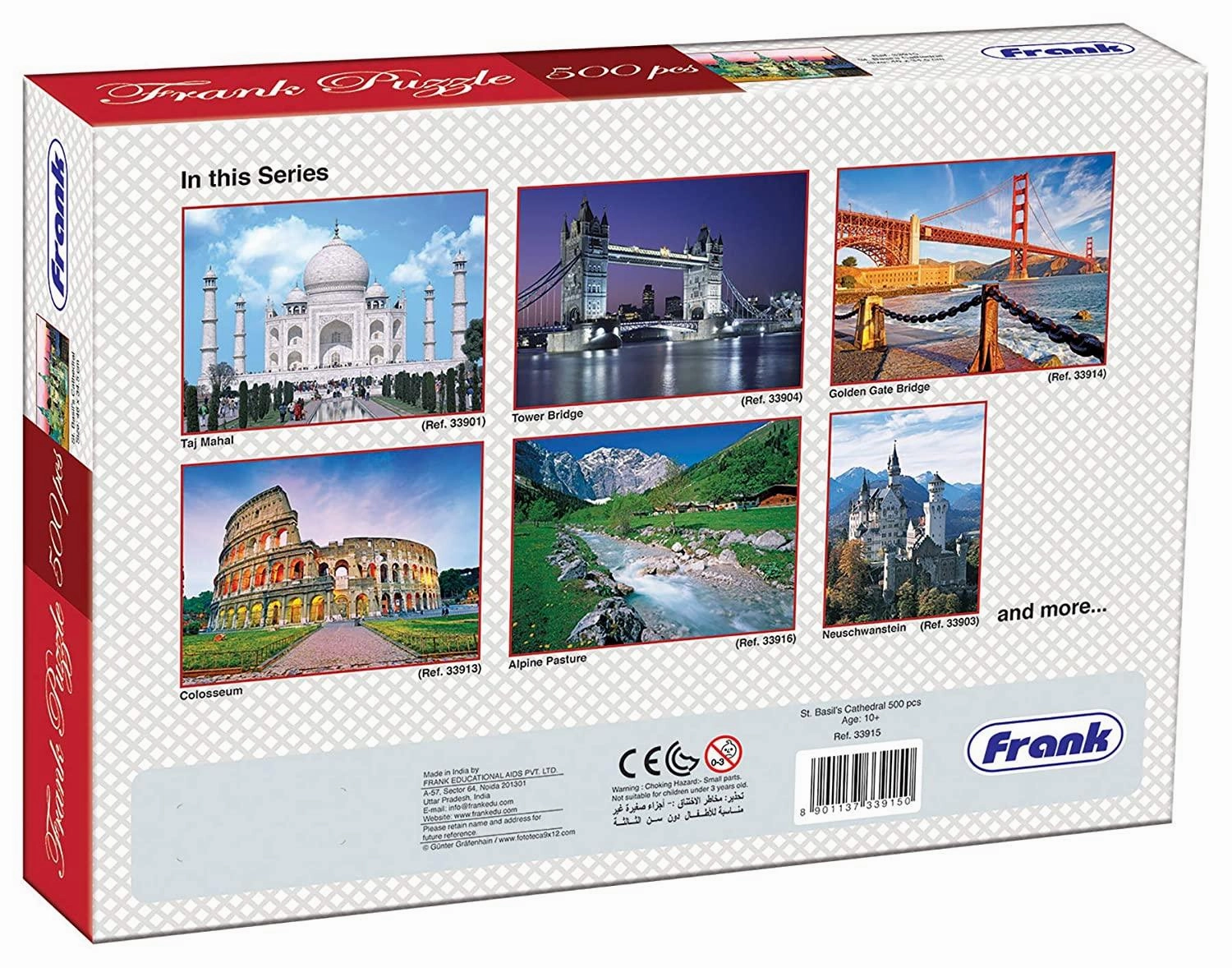 Frank St. Basil's Cathedral Puzzle, 500 pcs