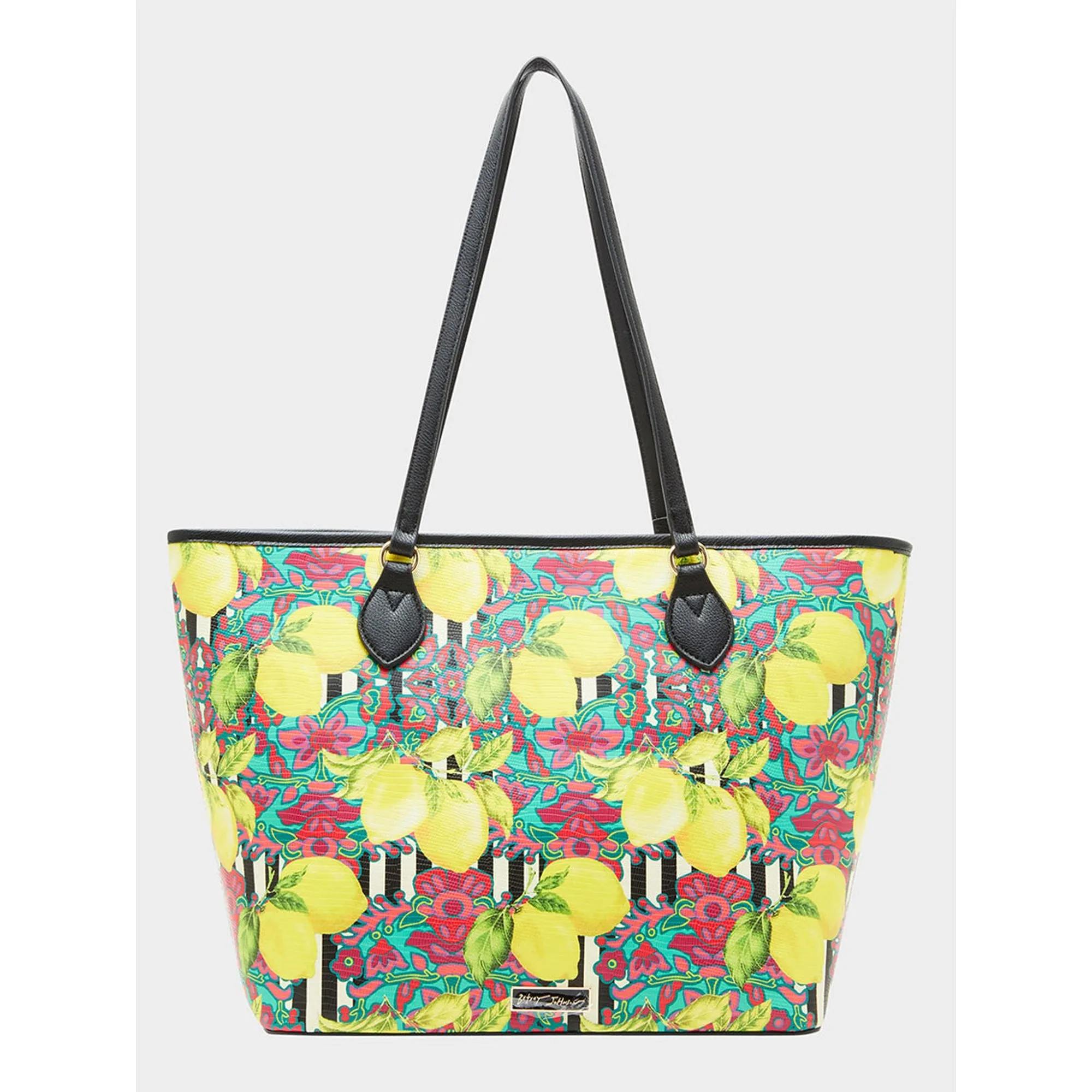 Fresh N Fruity Tote With Necklace Yellow Betsey Johnson Jewelry