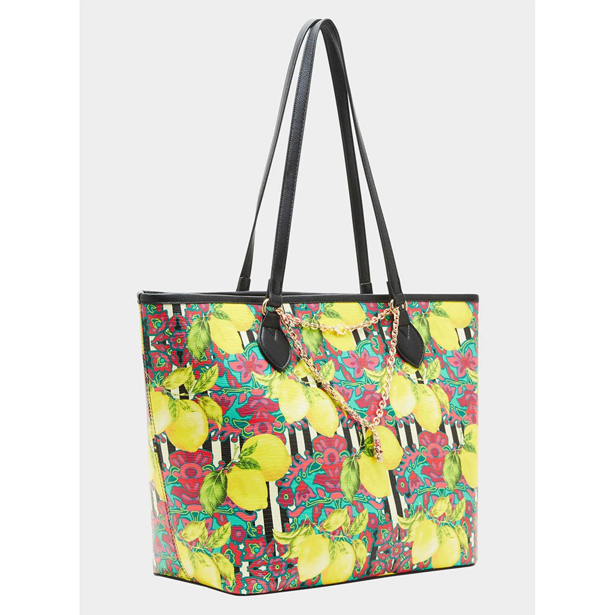 Fresh N Fruity Tote With Necklace Yellow Betsey Johnson Jewelry