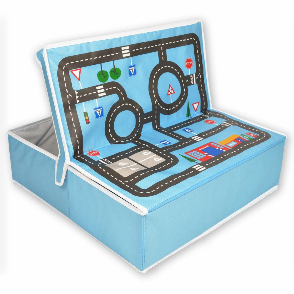 Fun2Give Pop-it-Up Diecast Car Garage with Road Playmat and Storage
