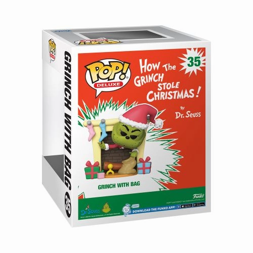 Funko POP Deluxe: The Grinch with Christmas Bag Figure