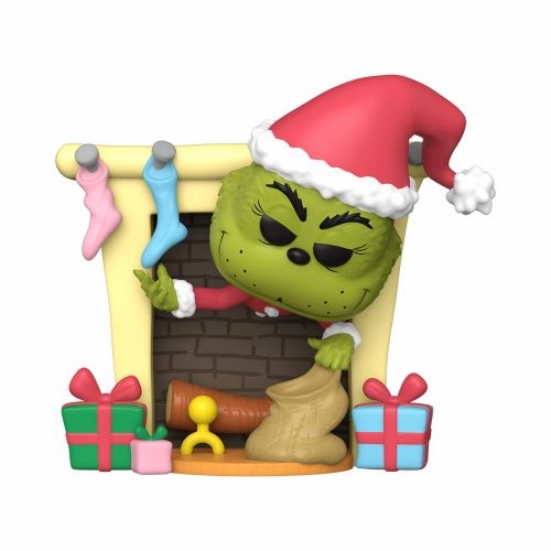 Funko POP Deluxe: The Grinch with Christmas Bag Figure