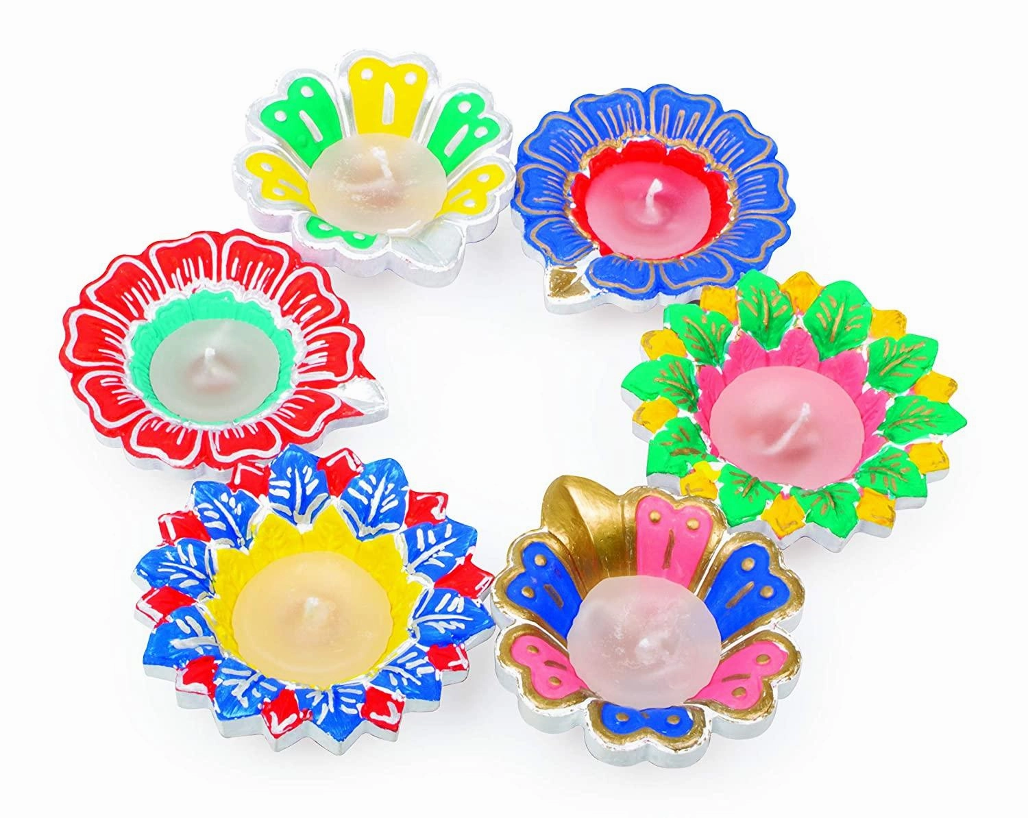 Funskool Handycrafts - Flower Candle Lamps - Art & Craft Decorating Kit for Ages 5 