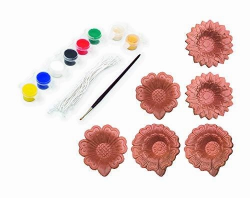 Funskool Handycrafts - Flower Candle Lamps - Art & Craft Decorating Kit for Ages 5 