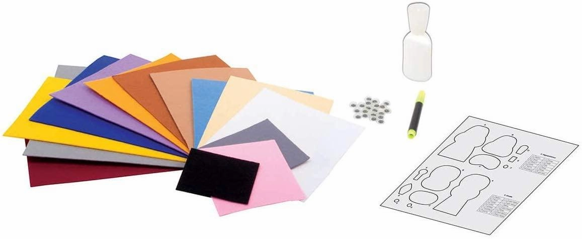 Funskool Handycrafts Finger Puppets - Puppet Maker Art & Craft Kit for Ages 5 