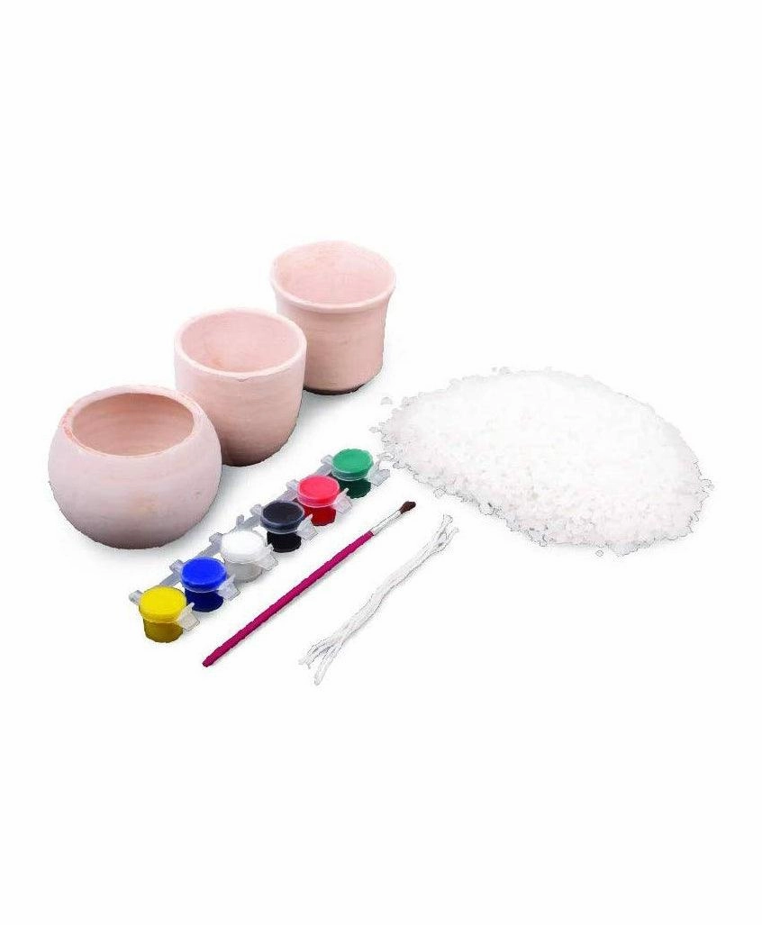 Funskool Handycrafts Scented Candle Pots - Wax Candle Maker for Ages 5 
