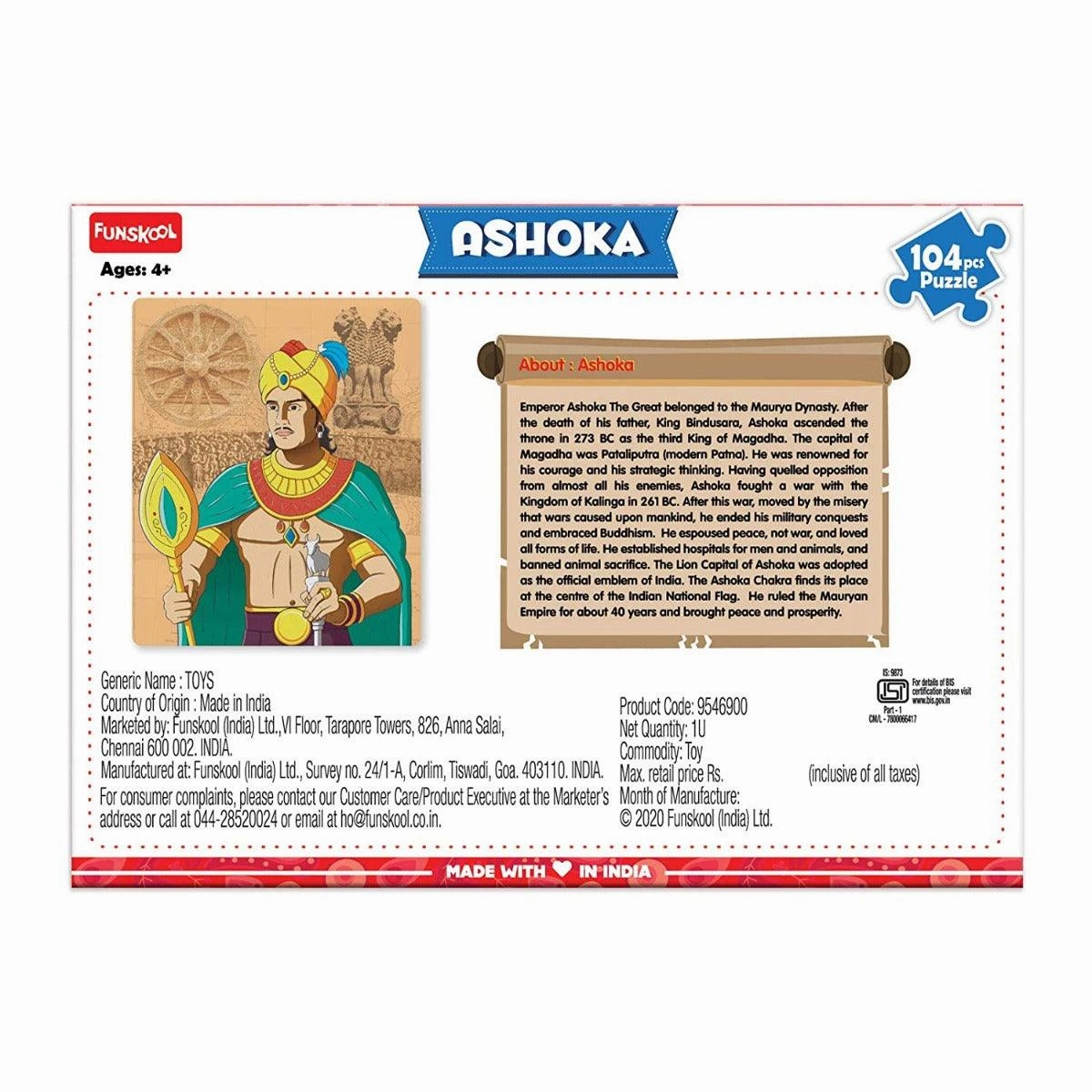 Funskool Historic Characters - Ashoka Puzzle