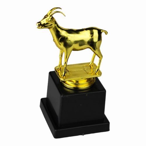 G.O.A.T. Trophy: Ultimate Gold-Plated Award