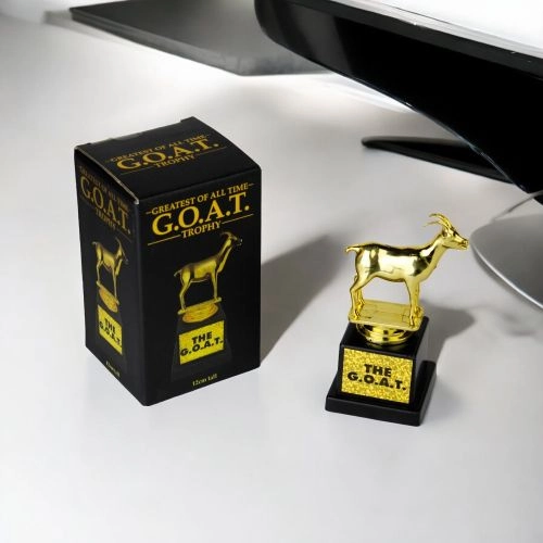 G.O.A.T. Trophy: Ultimate Gold-Plated Award