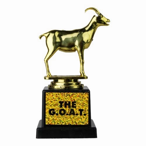G.O.A.T. Trophy: Ultimate Gold-Plated Award