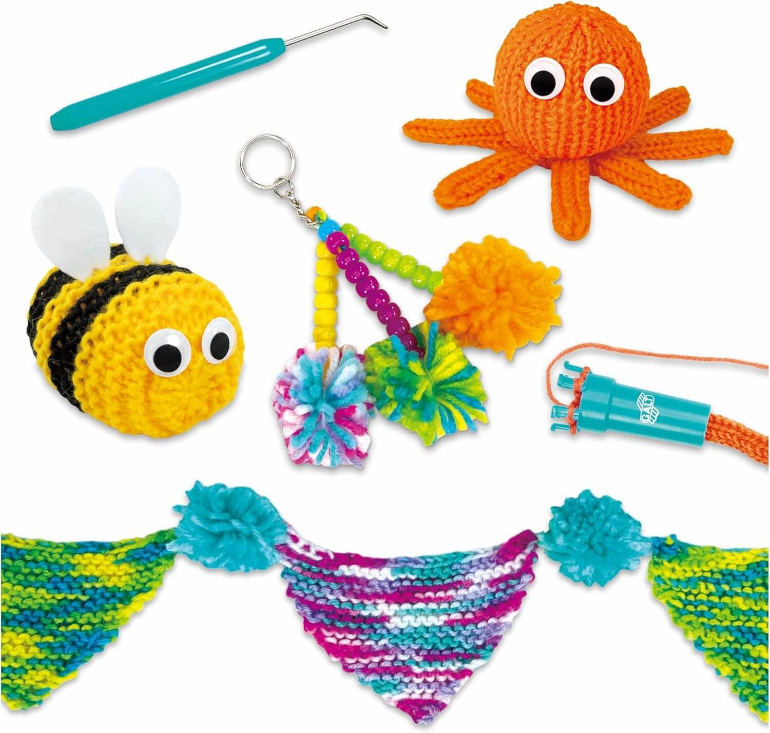 Galt Creative Cases Children's First Knitting Kit For Ages 6 and Up