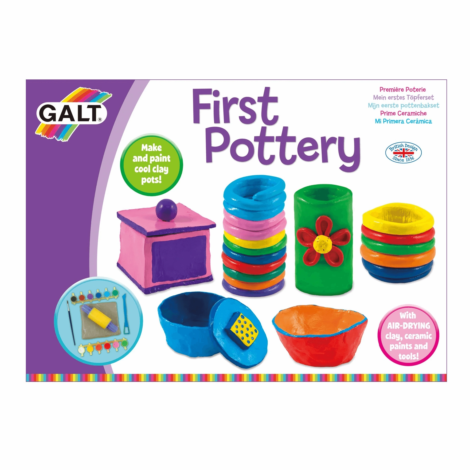 Galt Creative Cases Children's First Pottery Kit for Ages 6 and Up