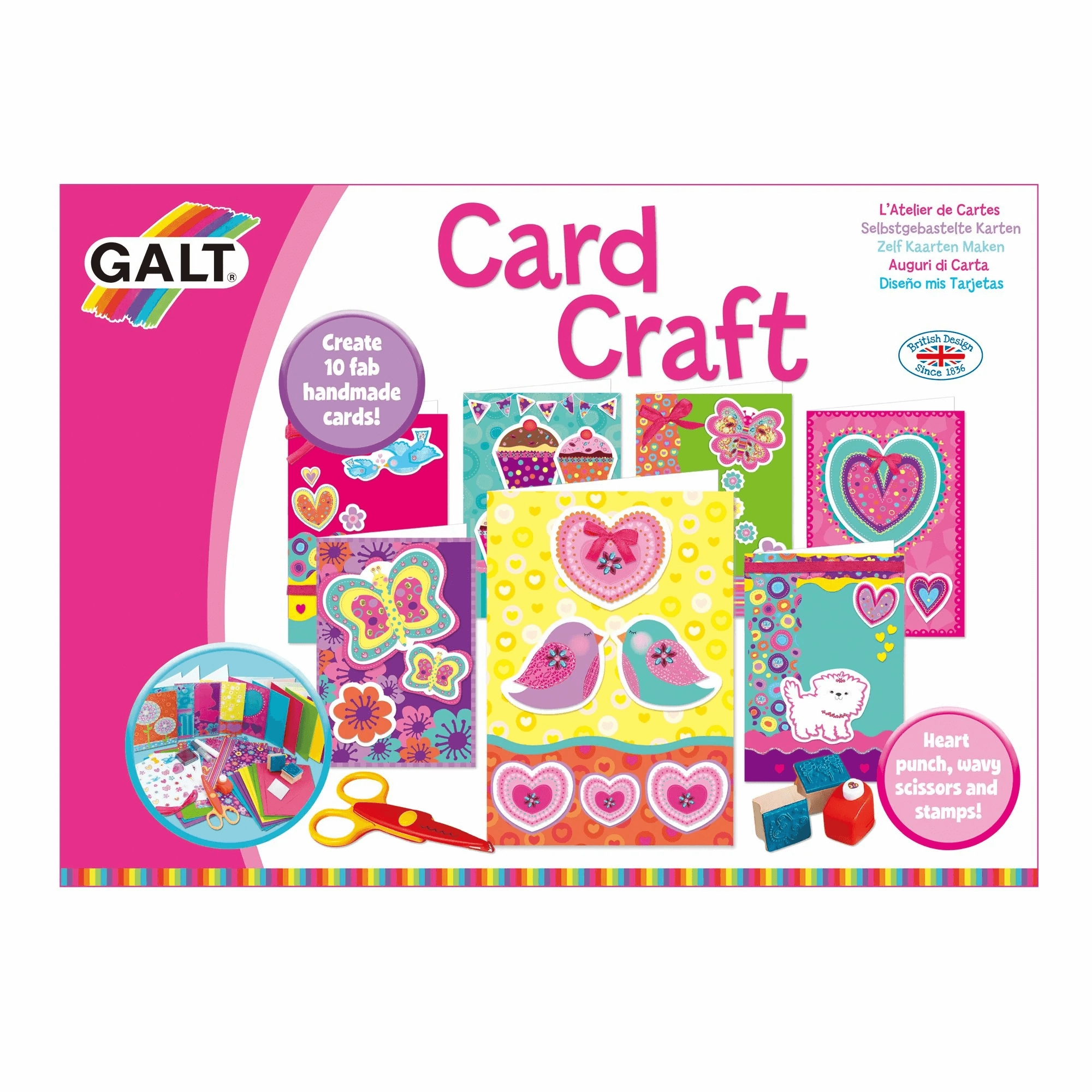 Galt Creative Cases Children's Greeting Card Craft Kit for Ages 8 & Up