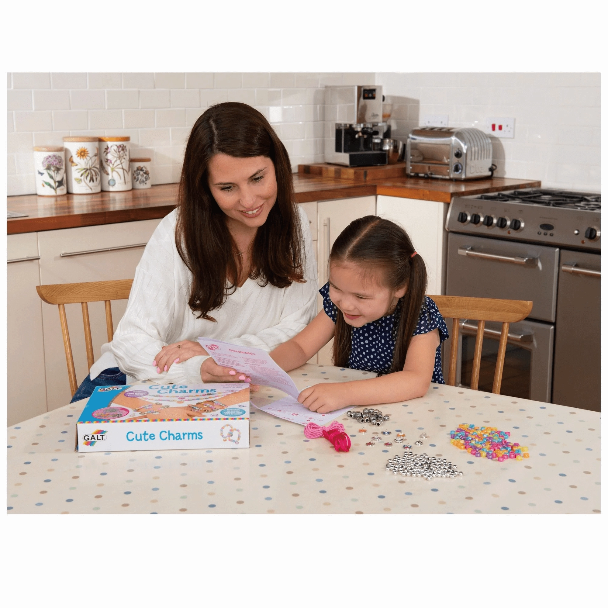 Galt Creative Cases Cute Charms Jewellery Making Kit for Ages 7 and Up