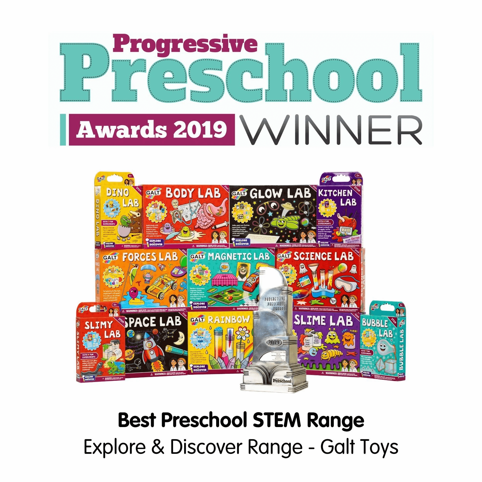 Galt Explore and Discover Slimy Lab Experiment Kit for Ages 5 and Up